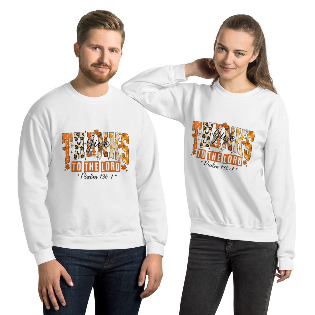 'Give Thanks' Unisex Sweatshirt