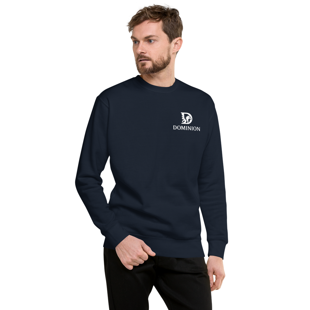 Power Meets Purpose Scripture Unisex Premium Sweatshirt