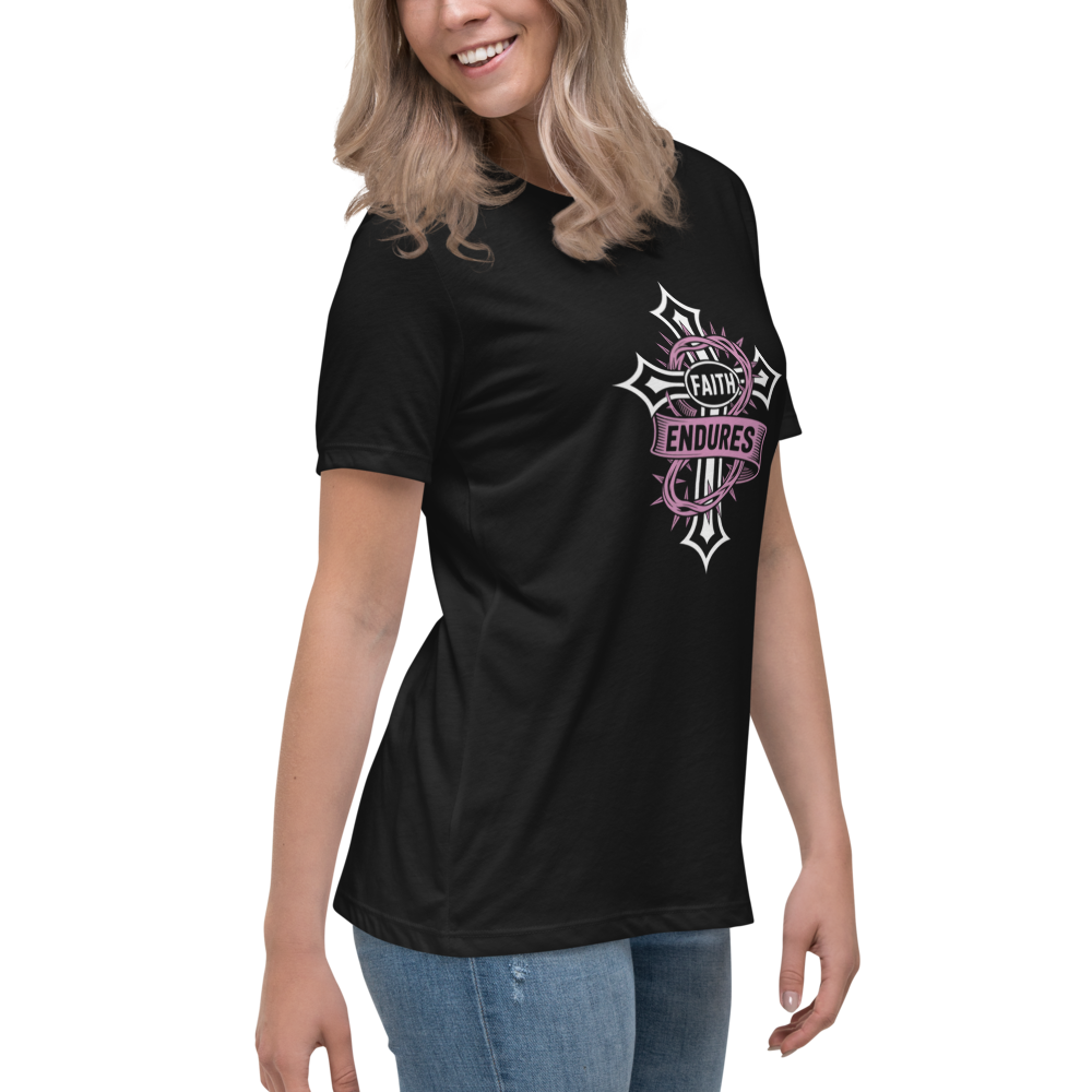 Faith Endures Women's Relaxed T-Shirt