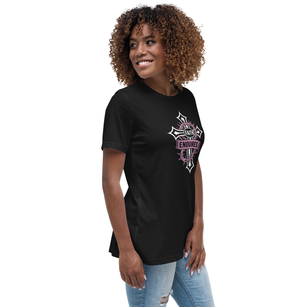 Faith Endures Women's Relaxed T-Shirt